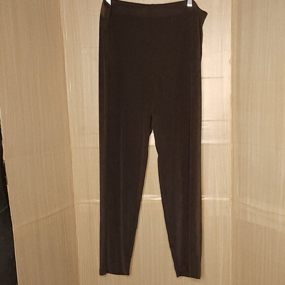 Chico's Travelers Brown Elastic Waist Stretchy Pants XL - Picture 3 of 8